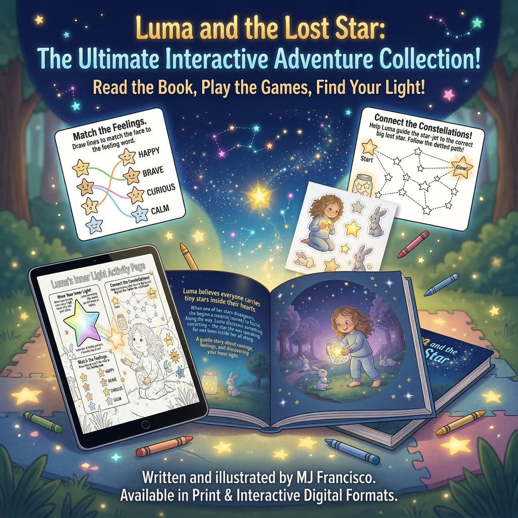 Luma and the Lost Star | Printable Children’s Bedtime Story | Courage Book for Kids