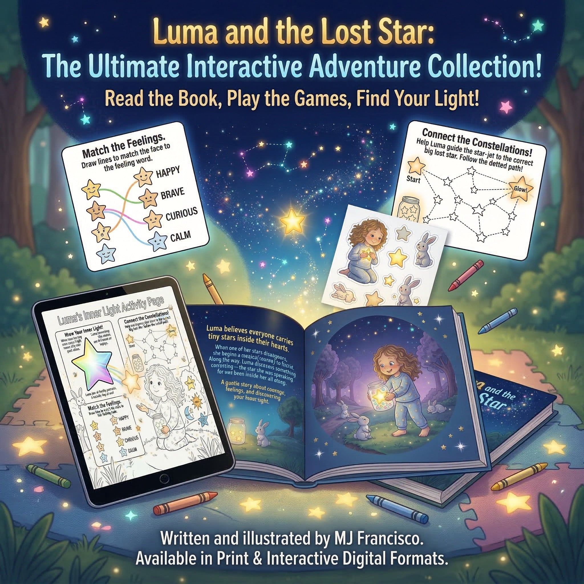 Luma and the Lost Star | Printable Children’s Bedtime Story | Courage Book for Kids